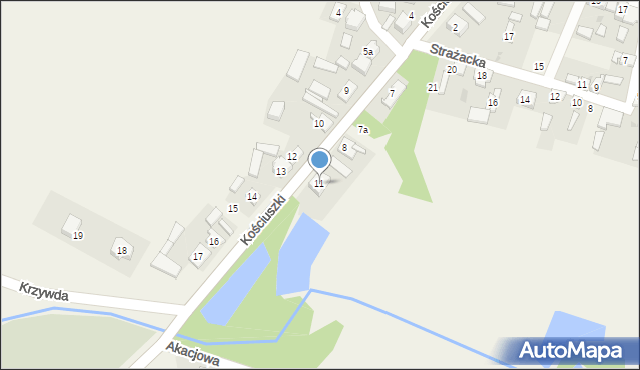 Iwanowice, Kościuszki Tadeusza, gen., 11, mapa Iwanowice