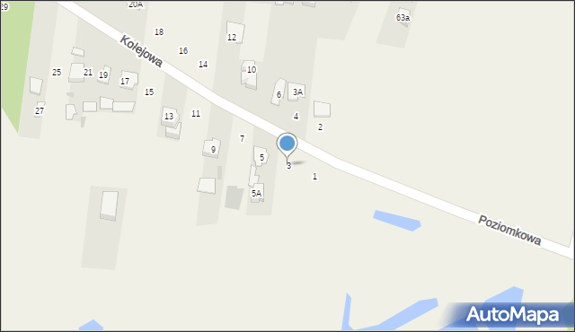 Izabelin-Dziekanówek, Kolejowa, 3, mapa Izabelin-Dziekanówek