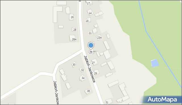 Jabłoń Kościelna, Kolejowa, 25, mapa Jabłoń Kościelna
