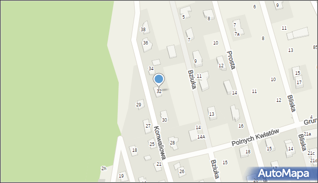 Jabłonna, Konwaliowa, 32, mapa Jabłonna