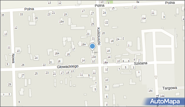 Jadów, Kościuszki Tadeusza, gen., 15, mapa Jadów