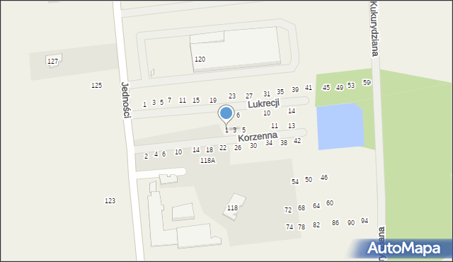 Janczewice, Korzenna, 1, mapa Janczewice