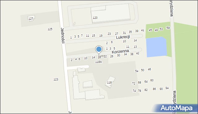 Janczewice, Korzenna, 18, mapa Janczewice