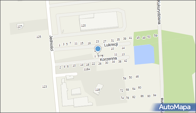 Janczewice, Korzenna, 3, mapa Janczewice