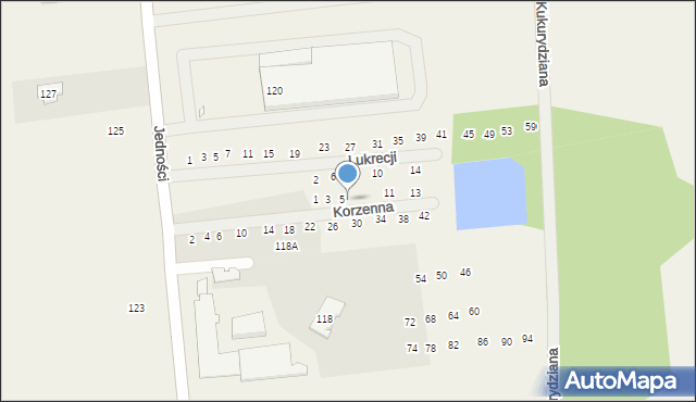 Janczewice, Korzenna, 7, mapa Janczewice