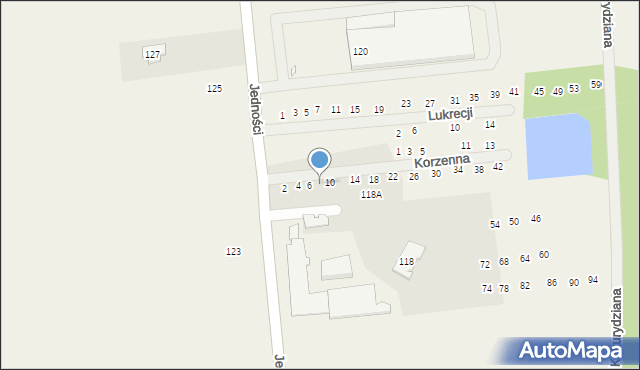 Janczewice, Korzenna, 8, mapa Janczewice