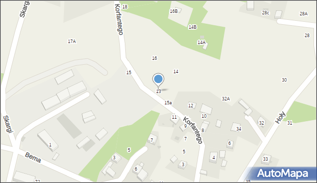 Jankowice, Korfantego Wojciecha, 13, mapa Jankowice