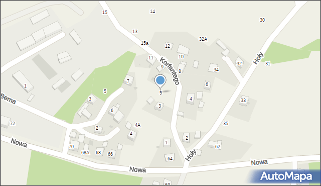 Jankowice, Korfantego Wojciecha, 5, mapa Jankowice