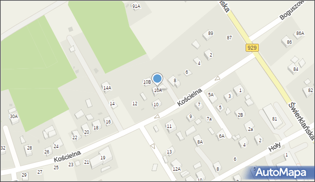 Jankowice, Kościelna, 10A, mapa Jankowice