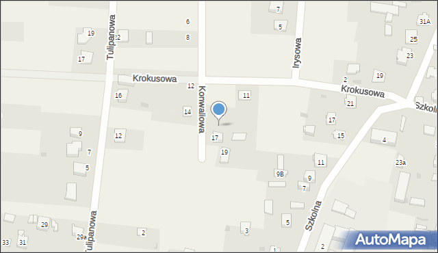 Janów, Konwaliowa, 15, mapa Janów
