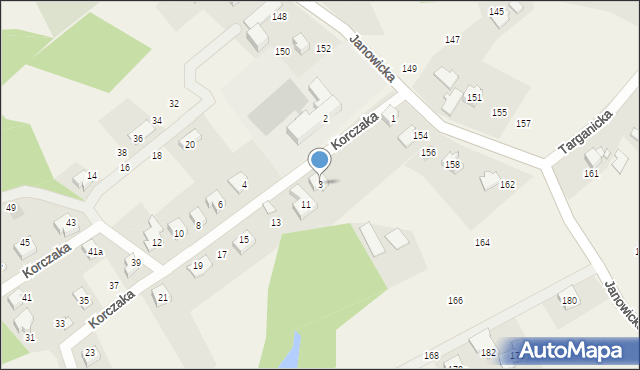 Janowice, Korczaka Janusza, 3, mapa Janowice