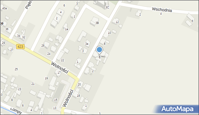 Januszkowice, Kościelna, 6, mapa Januszkowice