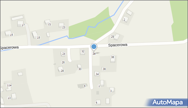 Januszowice, Kolorowe Wzgórze, 1a, mapa Januszowice