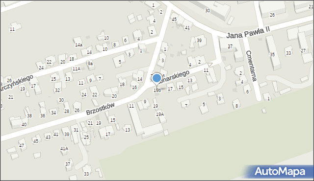 Jarosław, Konarskiego Stanisława, 19b, mapa Jarosławia