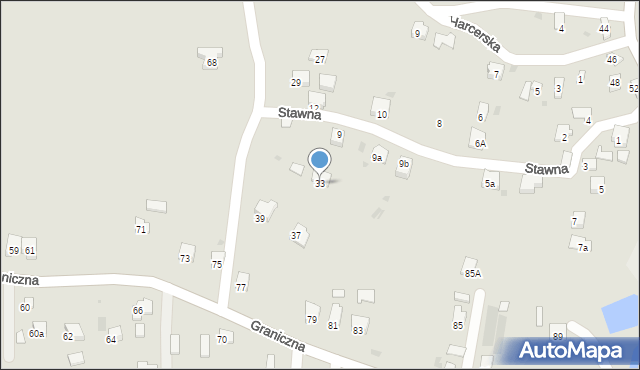 Jasło, Konarskiego Stanisława, ks., 33, mapa Jasła