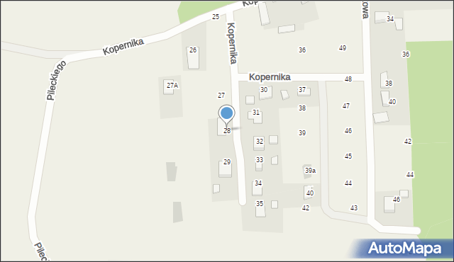 Jastkowice, Kopernika Mikołaja, 28, mapa Jastkowice