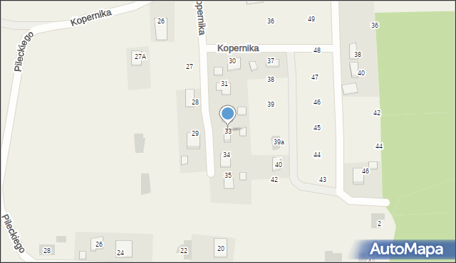 Jastkowice, Kopernika Mikołaja, 33, mapa Jastkowice