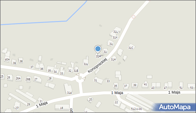 Jastrowie, Konopnickiej Marii, 31H, mapa Jastrowie