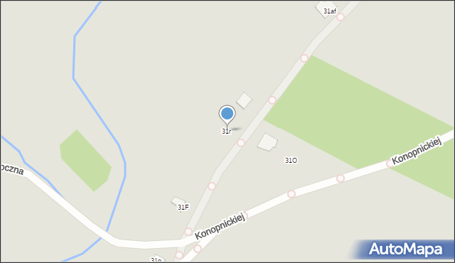 Jastrowie, Konopnickiej Marii, 31r, mapa Jastrowie