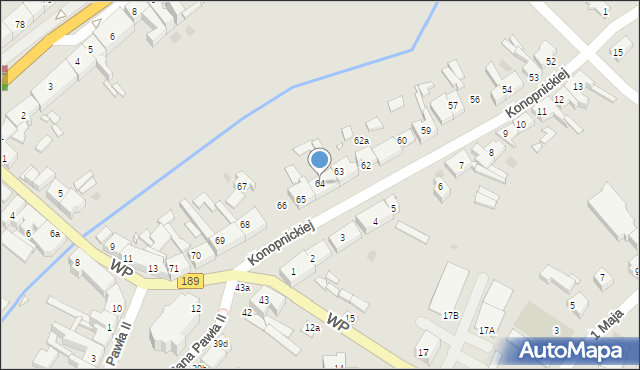 Jastrowie, Konopnickiej Marii, 64, mapa Jastrowie