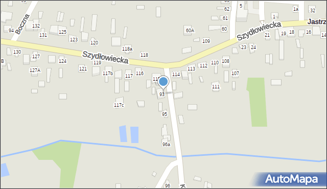 Jastrząb, Konopnickiej Marii, 93A, mapa Jastrząb