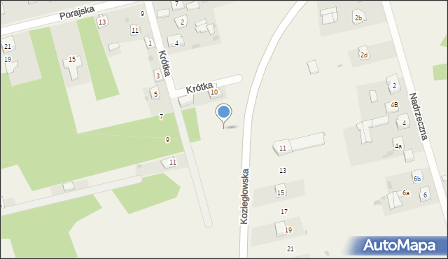 Jastrząb, Koziegłowska, 14, mapa Jastrząb