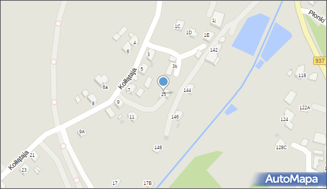 Jastrzębie-Zdrój, Kołłątaja Hugo, 15, mapa Jastrzębie-Zdrój