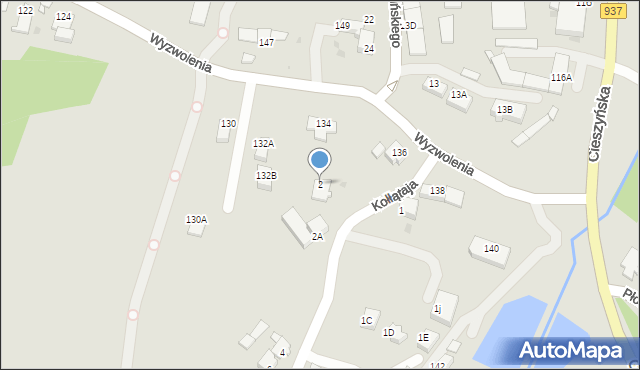 Jastrzębie-Zdrój, Kołłątaja Hugo, 2, mapa Jastrzębie-Zdrój