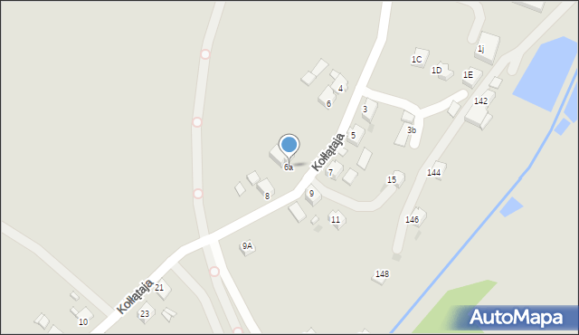 Jastrzębie-Zdrój, Kołłątaja Hugo, 6a, mapa Jastrzębie-Zdrój
