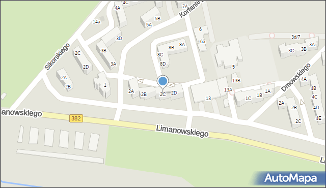 Jawor, Korfantego Wojciecha, 2C, mapa Jawor