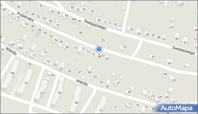 Jaworzno, Kopernika Mikołaja, 78, mapa Jaworzno
