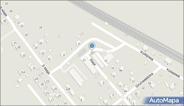Jedlicze, Kolejowa, 12, mapa Jedlicze