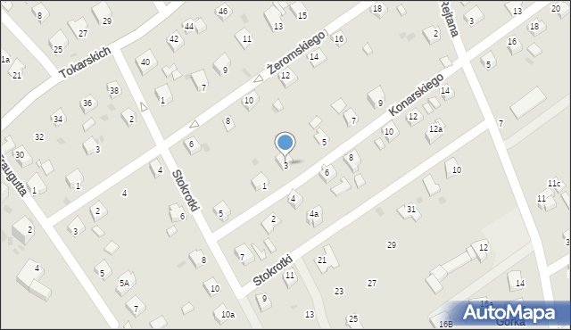 Jedlicze, Konarskiego Stanisława, 3, mapa Jedlicze