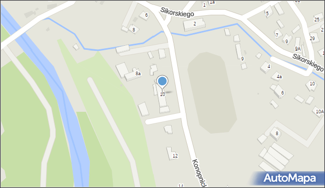 Jedlicze, Konopnickiej Marii, 10, mapa Jedlicze