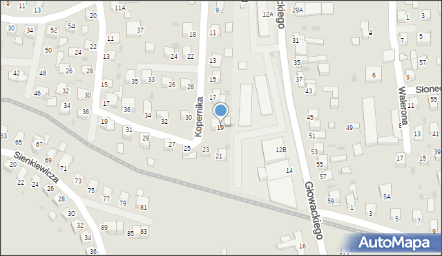 Jędrzejów, Kopernika Mikołaja, 19, mapa Jędrzejów