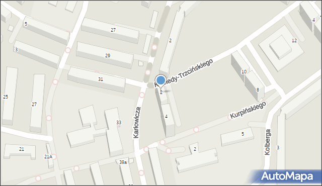 Jelenia Góra, Komedy-Trzcińskiego Krzysztofa, 2, mapa Jelenia Góra