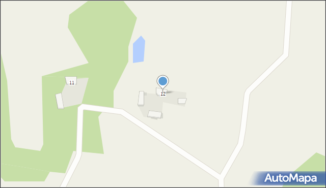 Jeleniewo, Kolonia Jeleniewo, 12, mapa Jeleniewo