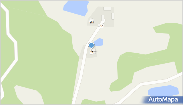 Jeleniewo, Kolonia Jeleniewo, 15, mapa Jeleniewo