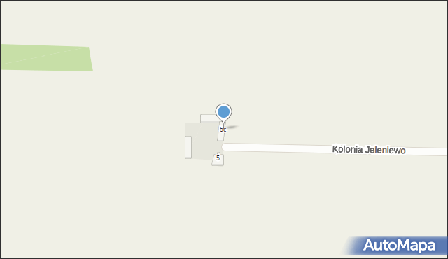 Jeleniewo, Kolonia Jeleniewo, 5c, mapa Jeleniewo