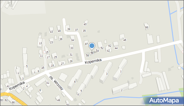 Jordanów, Kopernika Mikołaja, 56, mapa Jordanów