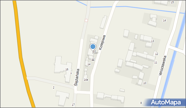 Jordanów Śląski, Kolejowa, 10b, mapa Jordanów Śląski