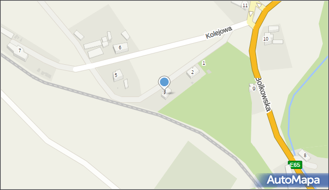 Kaczorów, Kolejowa, 4, mapa Kaczorów