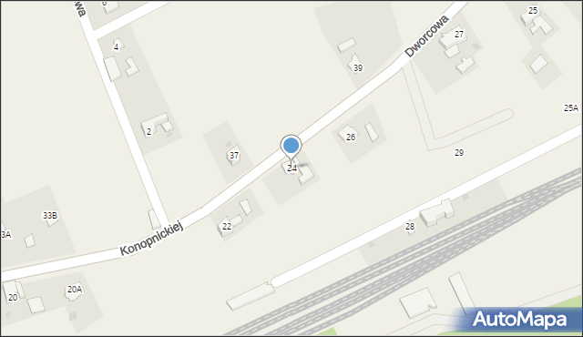 Kaczyce, Konopnickiej Marii, 24, mapa Kaczyce