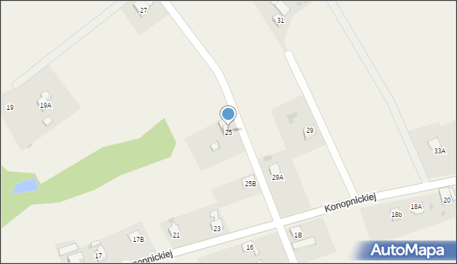 Kaczyce, Konopnickiej Marii, 25, mapa Kaczyce