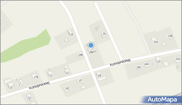 Kaczyce, Konopnickiej Marii, 29A, mapa Kaczyce