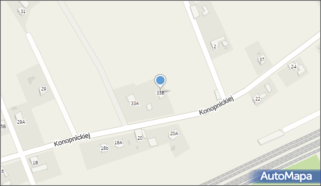 Kaczyce, Konopnickiej Marii, 33B, mapa Kaczyce