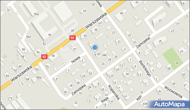 Kałuszyn, Kopernika Mikołaja, 3, mapa Kałuszyn