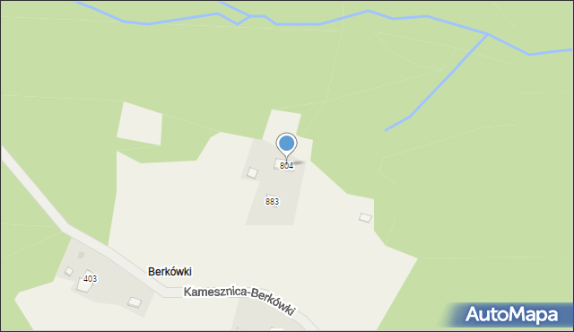 Kamesznica, Kolonia Wojtasówka, 804, mapa Kamesznica