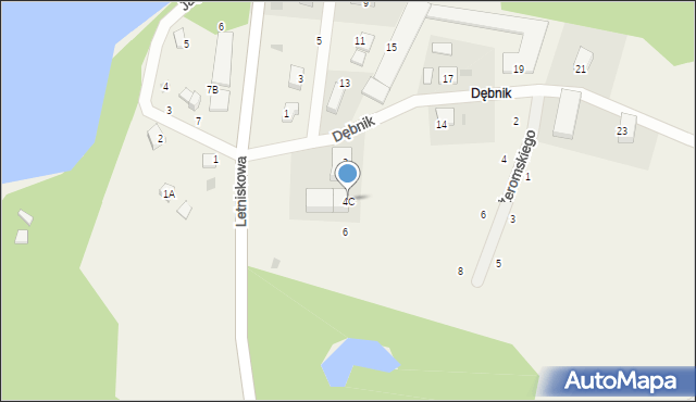 Kamień, Konopnickiej Marii, 4C, mapa Kamień