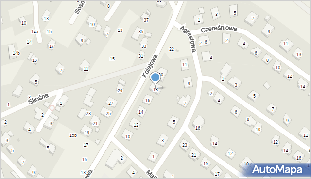 Kamieniec Wrocławski, Kolejowa, 18, mapa Kamieniec Wrocławski